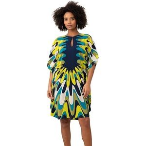 Trina Turk Global 2 Caftan in Ink Multi